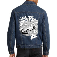 Initial D Like Trackmania Car Men Denim Jacket | Artistshot