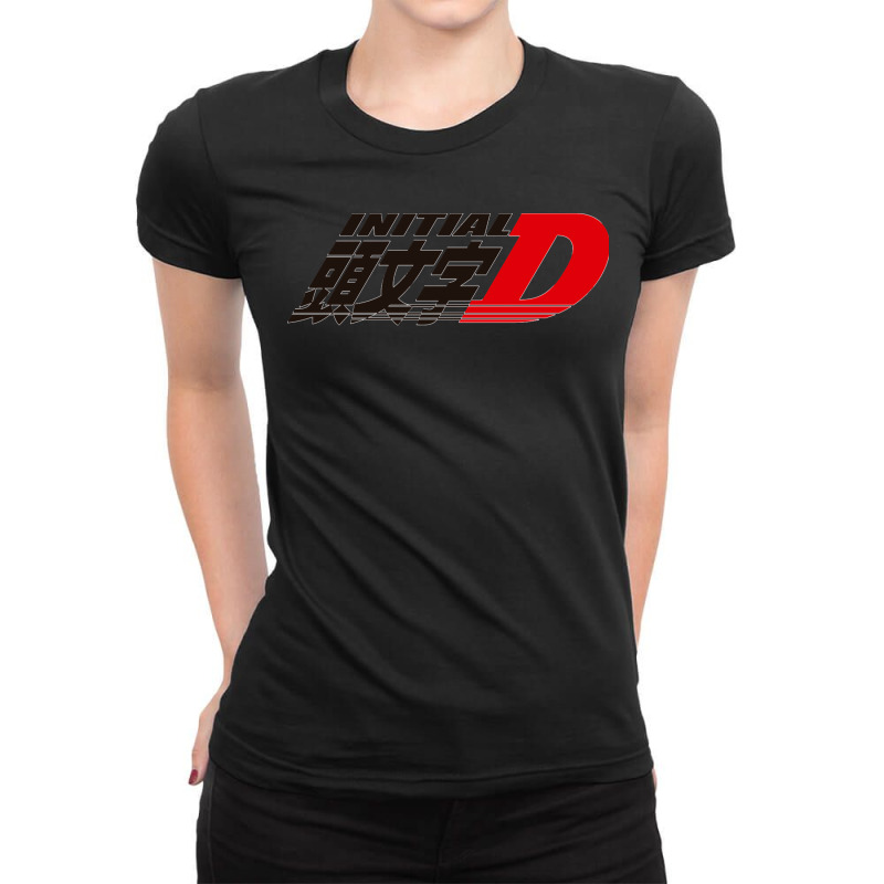 Initial D Ladies Fitted T-Shirt by johnHarlow | Artistshot