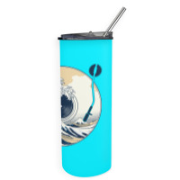 The Great Wave Off Sound Skinny Tumbler | Artistshot