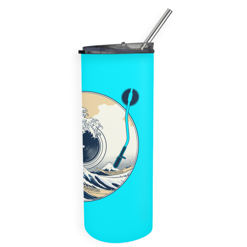 The Great Wave Off Sound Skinny Tumbler | Artistshot