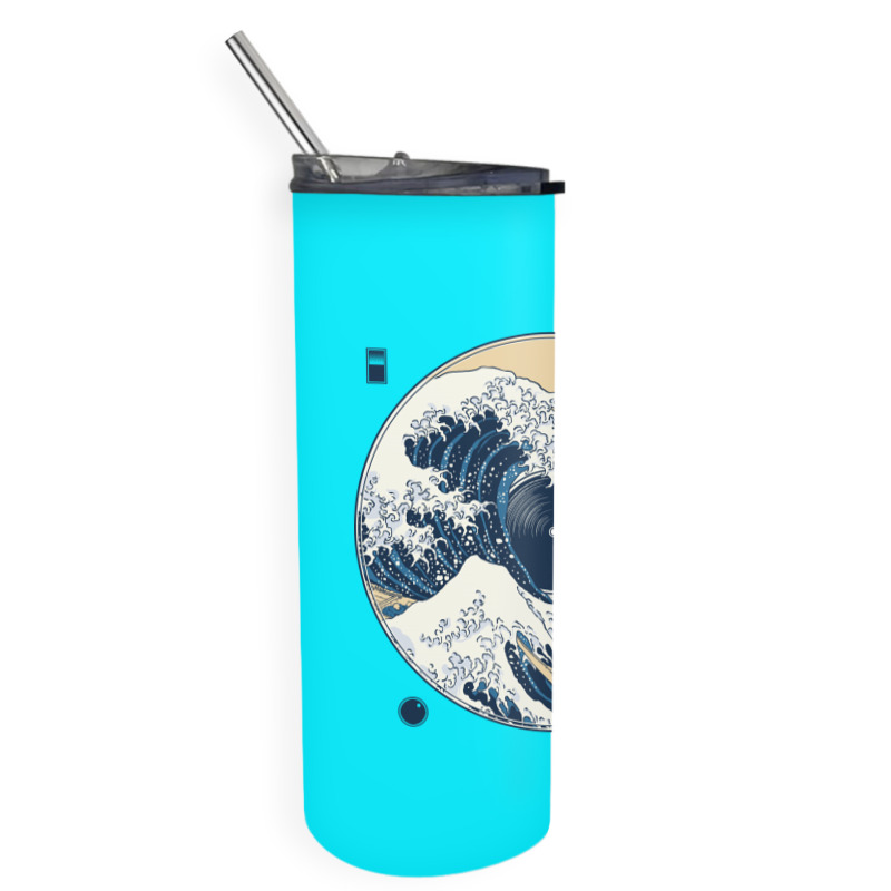 The Great Wave Off Sound Skinny Tumbler | Artistshot