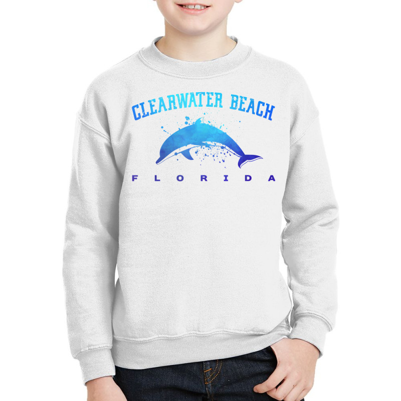 Clearwater Beach Florida Dolphin Lover Scuba Diving Vacation T Shirt Youth Sweatshirt by kalerttjay | Artistshot