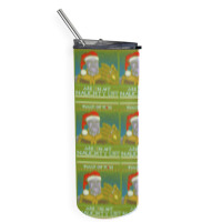 Half Of You Are On My Naughty List Skinny Tumbler | Artistshot