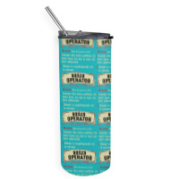 Boiler Operator Dictionary Term Sarcastic Skinny Tumbler | Artistshot