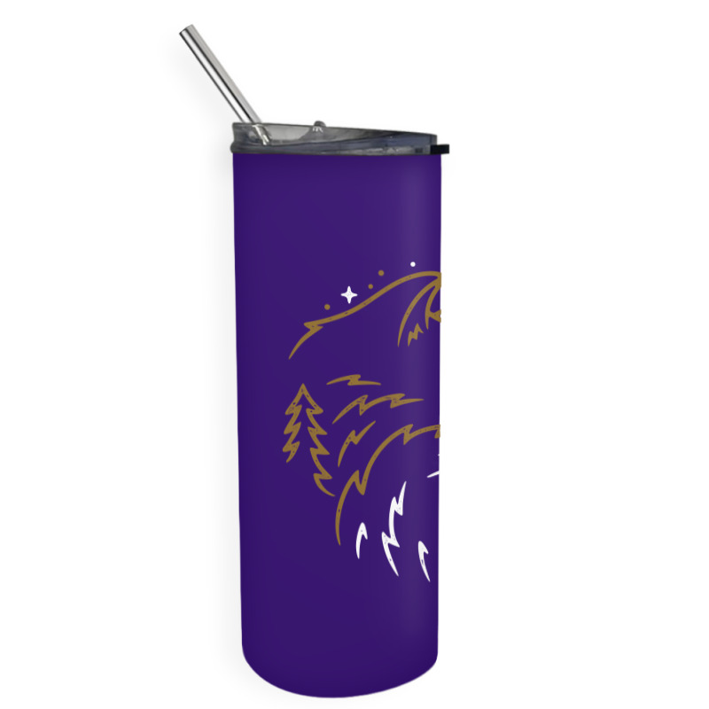 Wolf Wild Skinny Tumbler | Artistshot