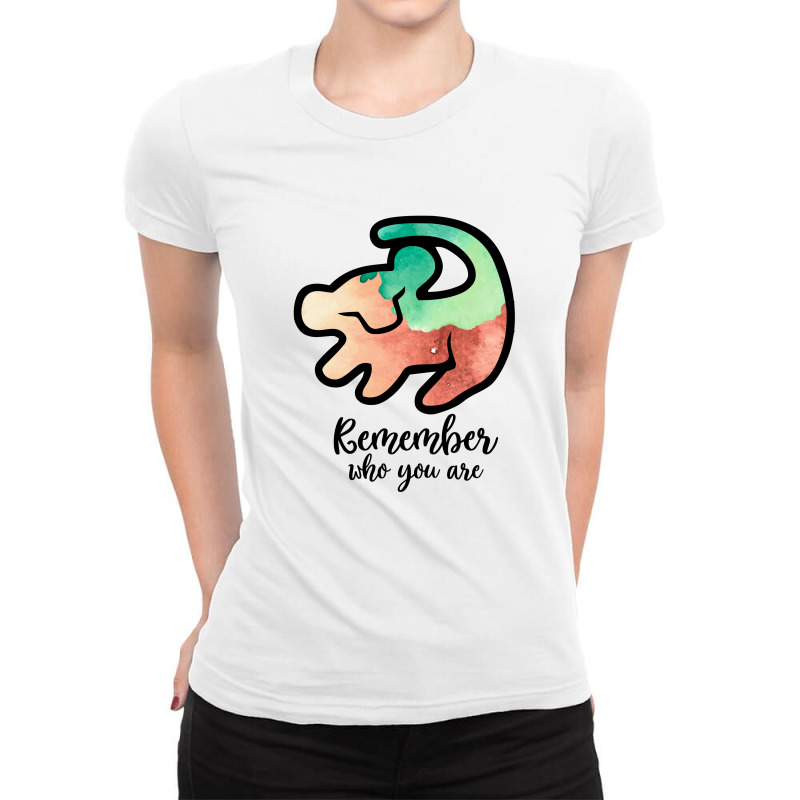 Simba Remember Who You Are For Light Ladies Fitted T-Shirt by autlu2024 | Artistshot