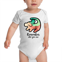 Simba Remember Who You Are For Light Baby Bodysuit | Artistshot