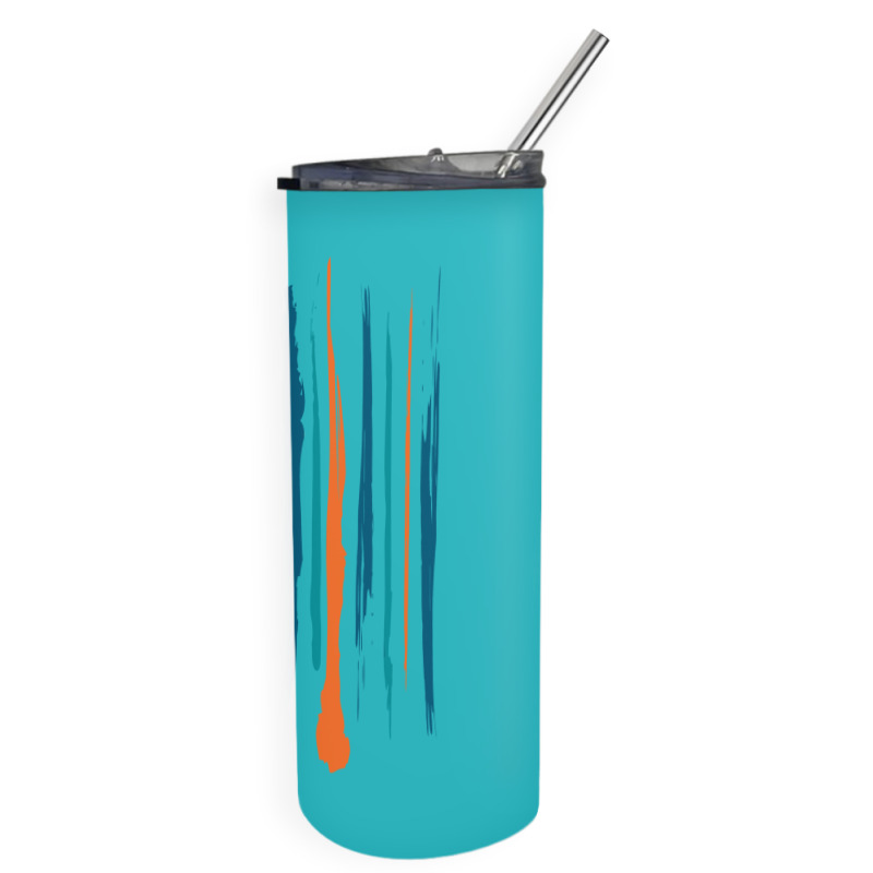 Miami Dolphins Skinny Tumbler | Artistshot