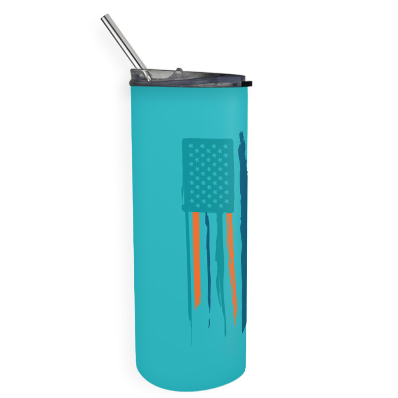 Miami Dolphins Skinny Tumbler | Artistshot