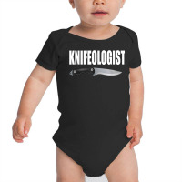 Knifeologist Knifeology Sharp Knife Blade Cut Dagger T Shirt Baby Bodysuit | Artistshot