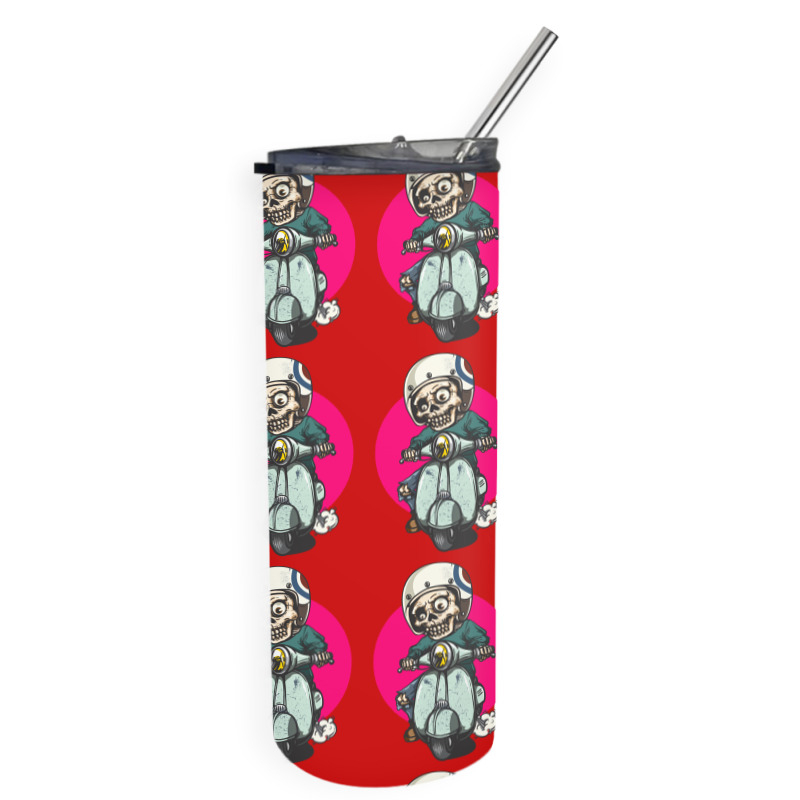 Skulldriver Skinny Tumbler | Artistshot