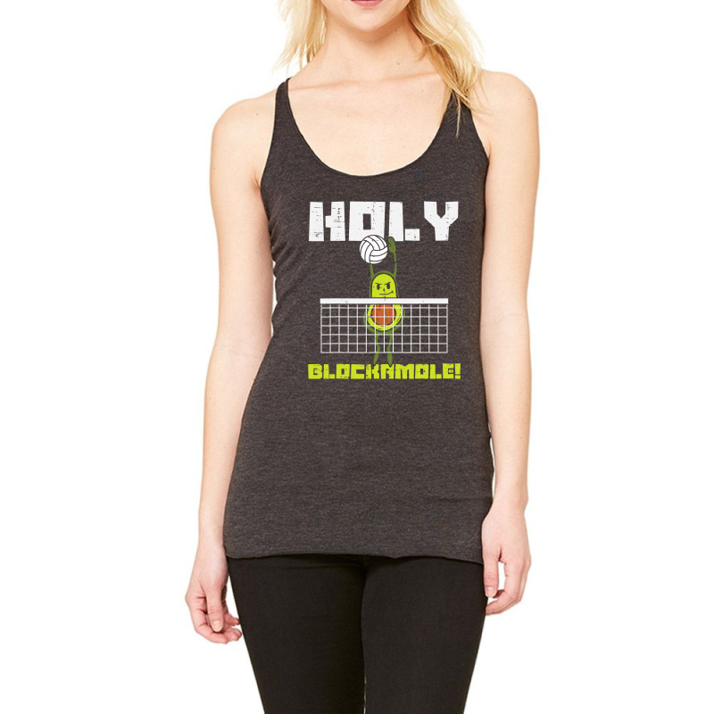 Holy Blockamole Avocado Volleyball Player Blocker Men Women T Shirt Racerback Tank by bakien89 | Artistshot