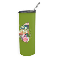 New York In My Soul Skinny Tumbler | Artistshot