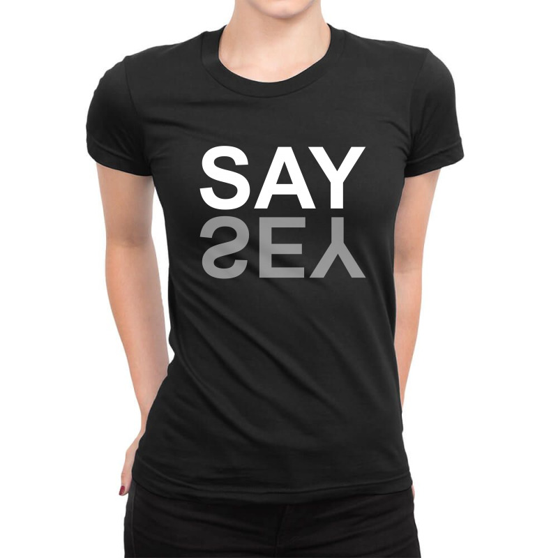 Say Yes For Dark Ladies Fitted T-Shirt by autlu2024 | Artistshot