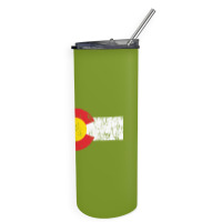 Vintage Colorado Flag Skinny Tumbler | Artistshot