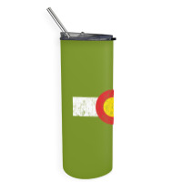 Vintage Colorado Flag Skinny Tumbler | Artistshot