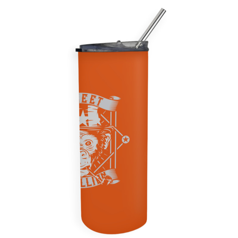 Monkey Street Rebellion Skinny Tumbler | Artistshot