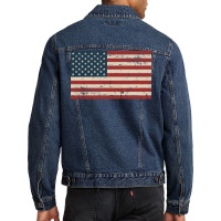 American Flag Men Denim Jacket | Artistshot