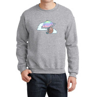 Parasol Sloth Crewneck Sweatshirt | Artistshot