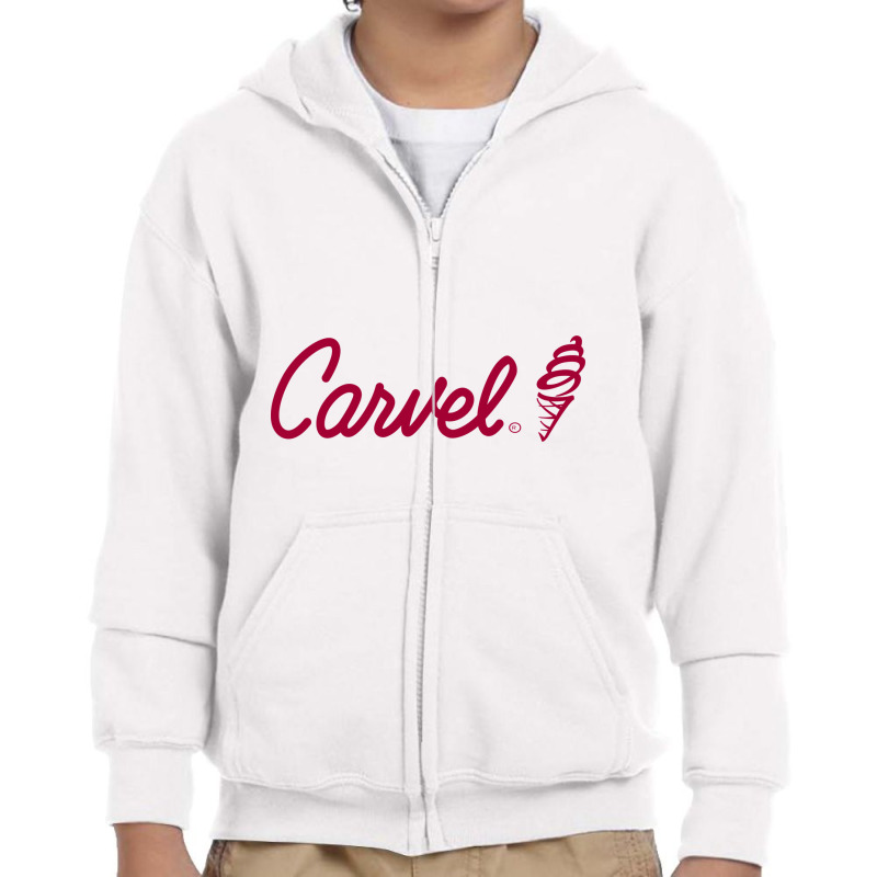 Custom Carvel (ice Cream) Cafe Youth Zipper Hoodie By Lielie