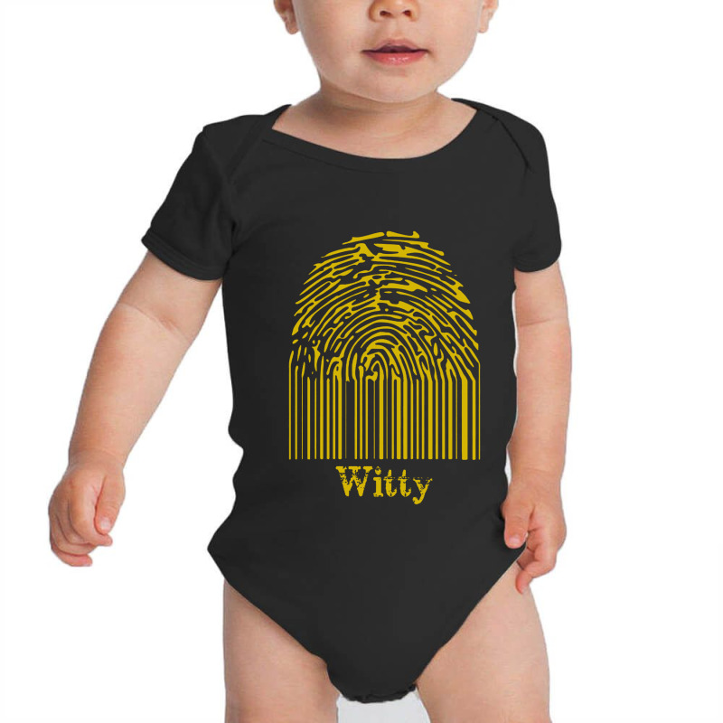 Witty Fingerprint Baby Bodysuit | Artistshot