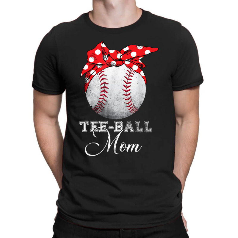 Baseball Headband Teeball Mom Tee Ball Mother Day Mothers T Shirt T-Shirt by Great Tshirt | Artistshot