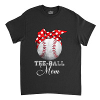 Baseball Headband Teeball Mom Tee Ball Mother Day Mothers T Shirt Classic T-shirt | Artistshot