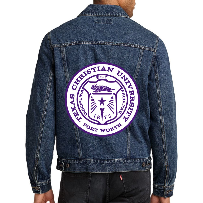 Texas Christian University Men Denim Jacket | Artistshot