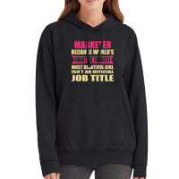 Marketer Funniest Isn't A Jobtitle Vintage Hoodie | Artistshot