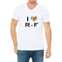 I Love Rf V-neck Tee | Artistshot