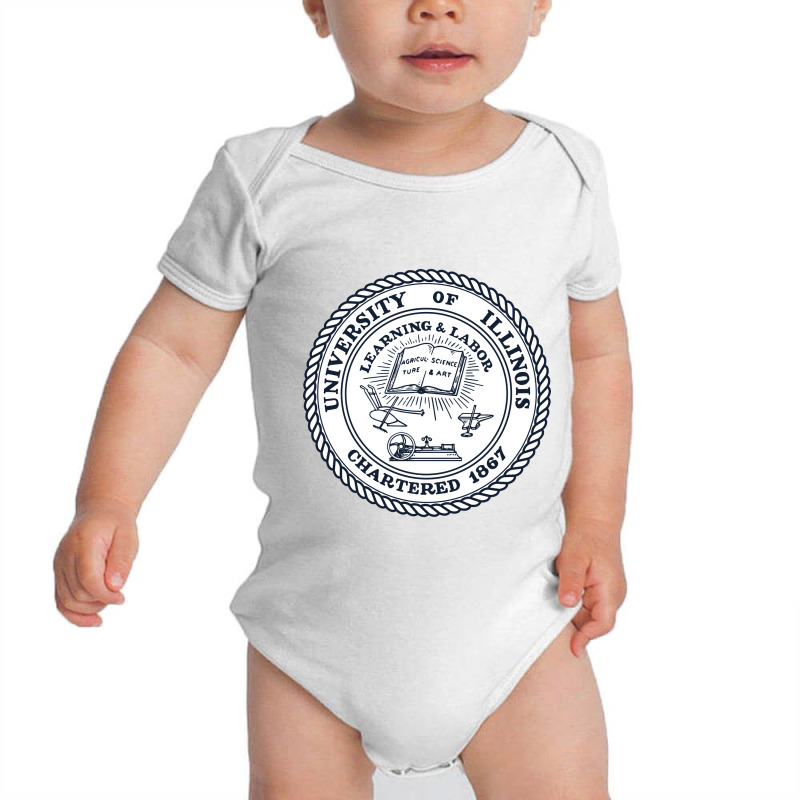 University Of Illinois Baby Bodysuit by coldstorage | Artistshot