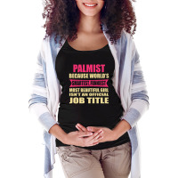 Palmist Funniest Isn't A Jobtitle Maternity Scoop Neck T-shirt | Artistshot