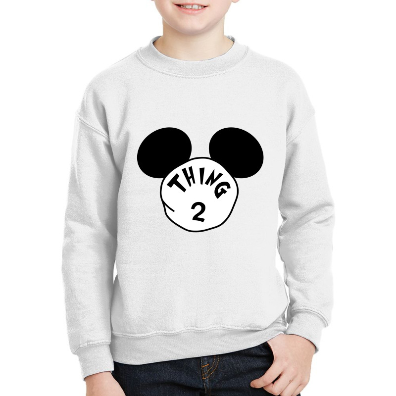 Thing 2 Ears Youth Sweatshirt by Party | Artistshot