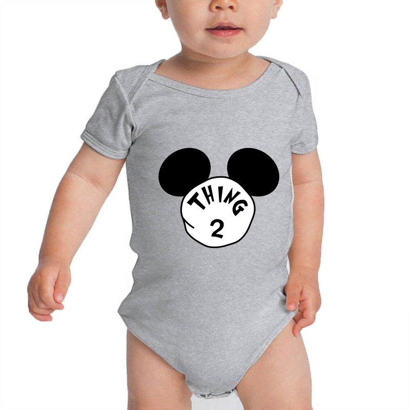 Thing 2 Ears Baby Bodysuit by Party | Artistshot