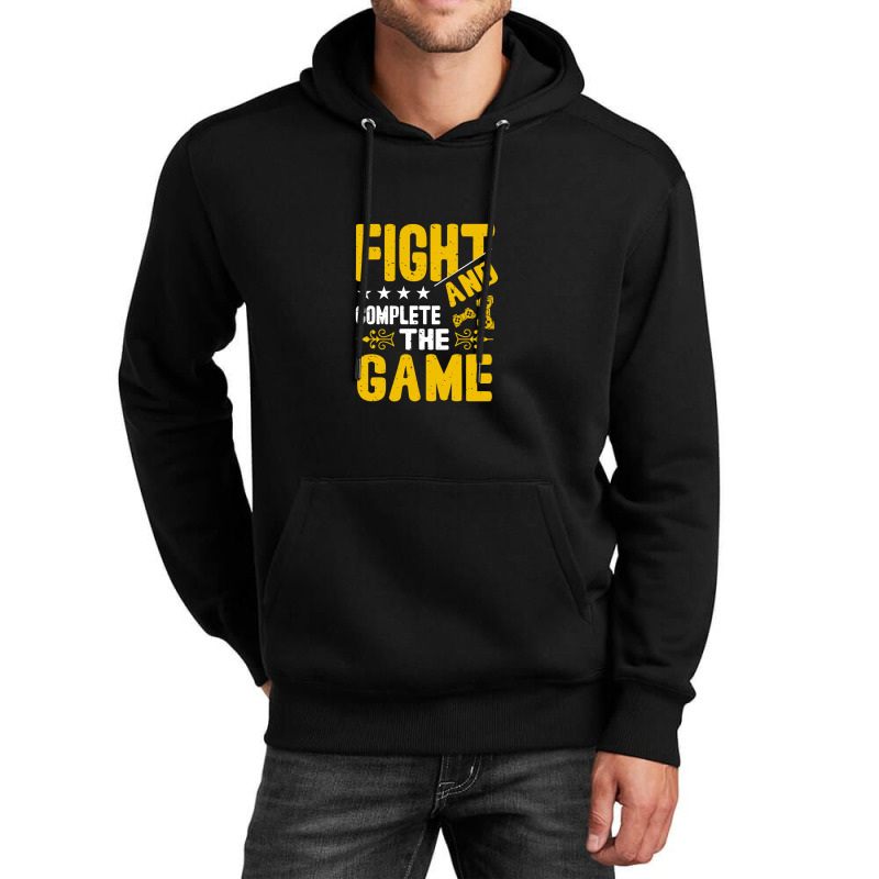 Fight And Complete The Game Unisex Hoodie by Pompoyo | Artistshot