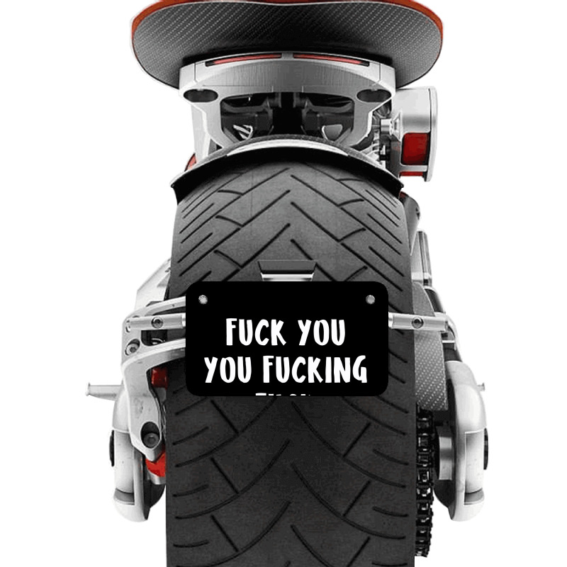 Quotes Motorcycle License Plate | Artistshot