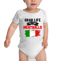 Funny Meatballs, Italian Humor Baby Bodysuit | Artistshot