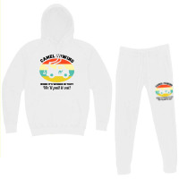 Camel Towing Retro Adult Humor Saying Hoodie & Jogger Set | Artistshot