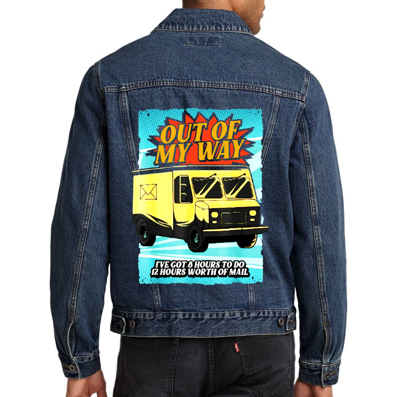 Funny   Postman Men Denim Jacket by MickeyMouse | Artistshot