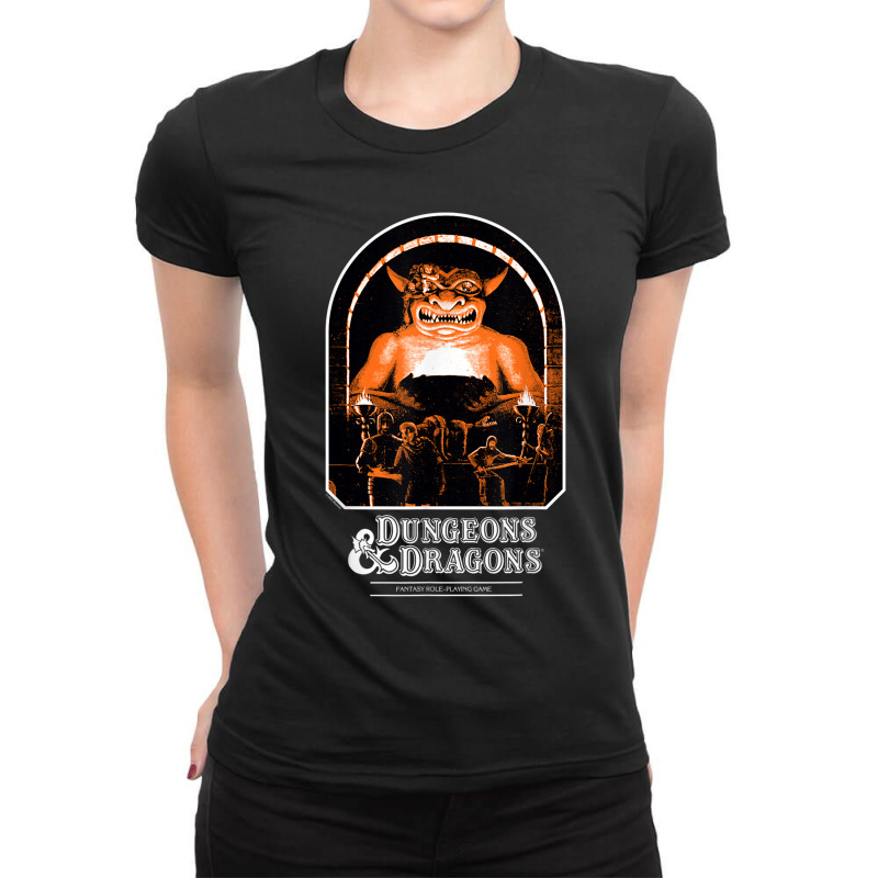 Dungeons & Dragons Vintage Player's Handbook T Shirt Ladies Fitted T-Shirt by PET LOVE | Artistshot