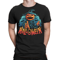 Halloween Scary Pumpkin Head T  Shirt Halloween Scary Pumpkin Head T T-shirt | Artistshot