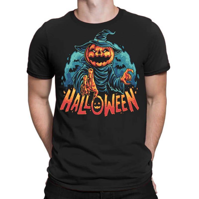 Halloween Scary Pumpkin Head T  Shirt Halloween Scary Pumpkin Head T T-Shirt by oweber478 | Artistshot