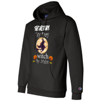 Halloween Secretary Gift T  Shirt Secretary By Day Witch By Night, Sec Champion Hoodie | Artistshot