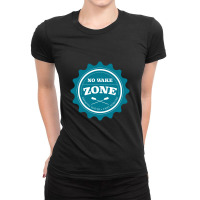 No Wake Zone Rowing Club Ladies Fitted T-shirt | Artistshot