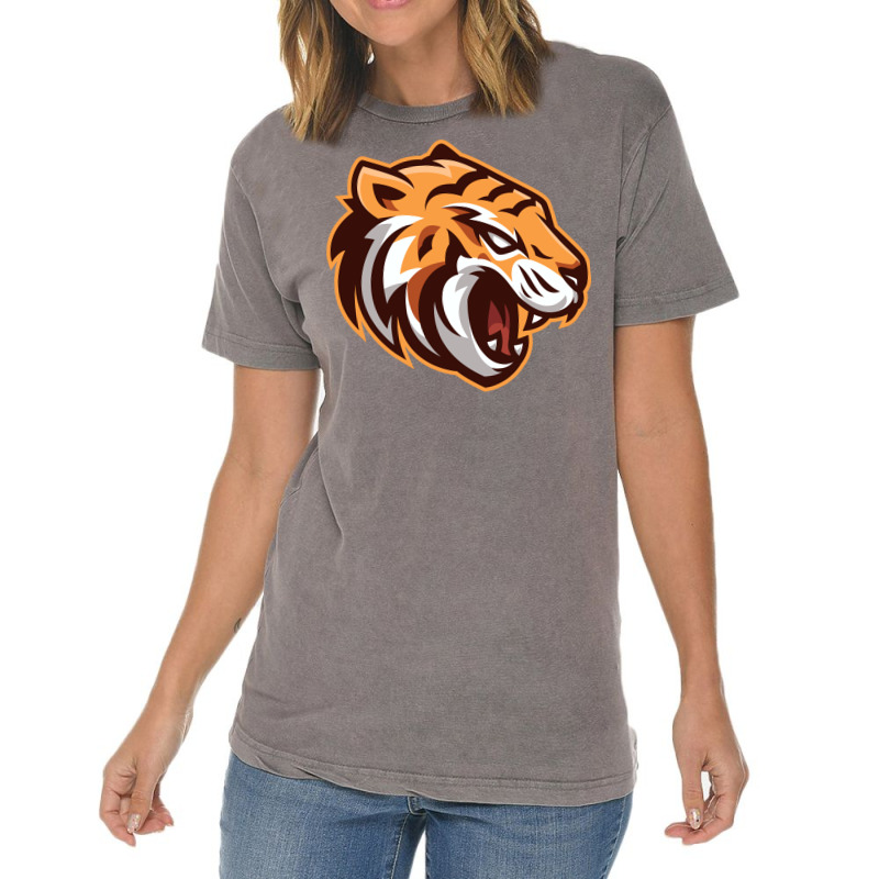 Tiger Vector Vintage T-shirt | Artistshot