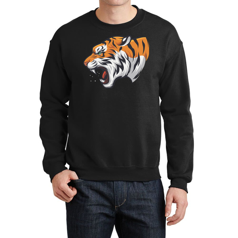 The Tiger Crewneck Sweatshirt | Artistshot