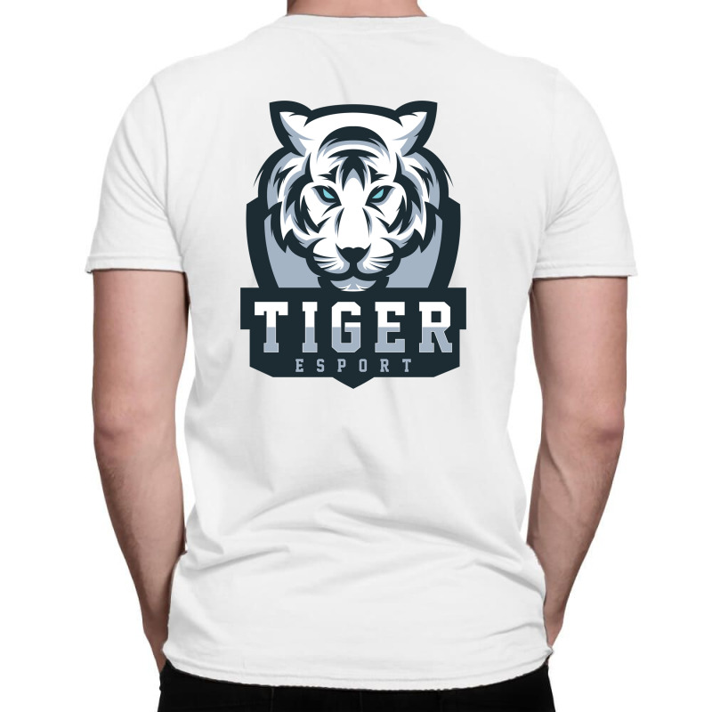 Tiger White Vector T-shirt | Artistshot