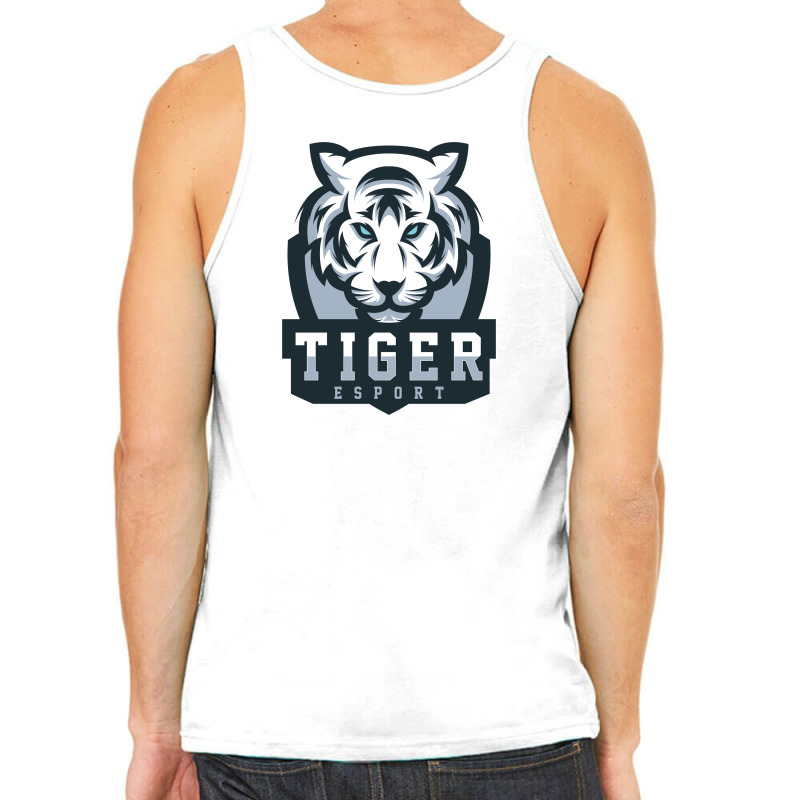 Tiger White Vector Tank Top | Artistshot