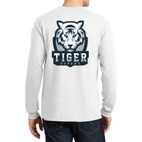 Tiger White Vector Long Sleeve Shirts | Artistshot