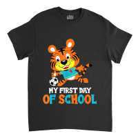 My First Day Of School  1st Grade Back To School Soccer Classic T-shirt | Artistshot